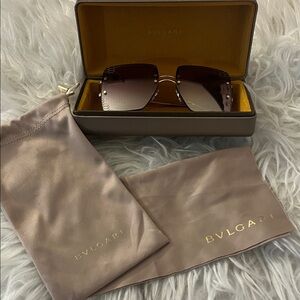 Bulgari Elegant Brown Sunglasses